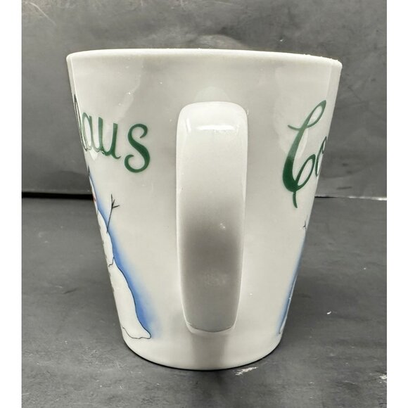 PIER 1 COOKIES COCOA FOR SANTA CLAUS Mug & Plate Set Smiling Snowman Christmas - Picture 13 of 15